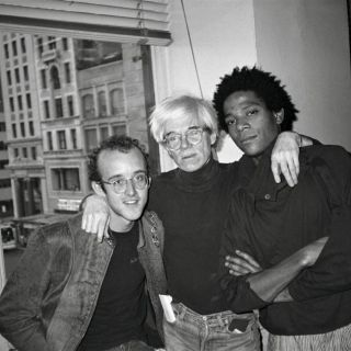 Keith Haring,  Basquiat & Andy Warhol,  1980s Nyc - Mini Poster & Card Frame