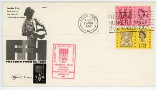 Gb 1963 Ffh (phos) On Illustrated Fdc With Liverpool Slogan Cat £45,  Stampex