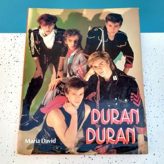 Vtg Duran Duran Photo Poster Book Maria David 80s Wave Music Band Fan Art