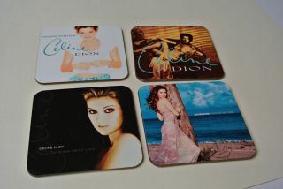 Celine Dion Album Cover Coaster Set