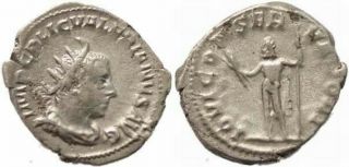 Ancient Roman Silver Coin Of The Emperor Valerian - Iovi Conservatori