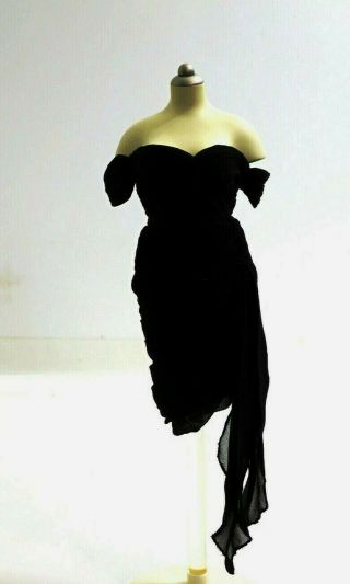 Franklin Princess Diana " Divorce " Black Dress For 16 " Vinyl Portrait Doll