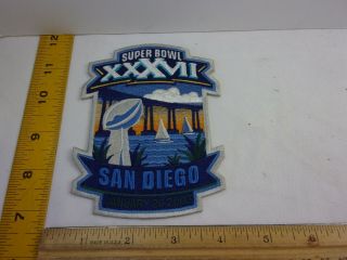 Superbowl Xxxvii San Diego Large Patch Tampa Bay Buccaneers Vs Oakland Raiders