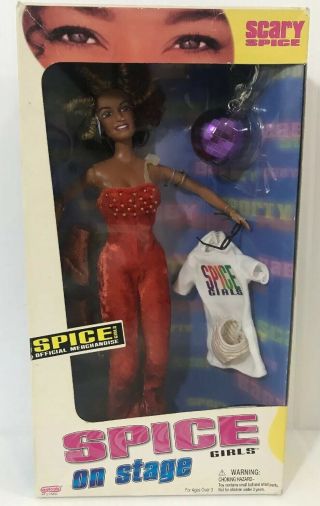 Nib Vintage Spice Girls On Stage Doll,  Scary Spice,  1998