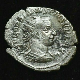 Gordian Iii Silver Denarius Roman Coin - Xf