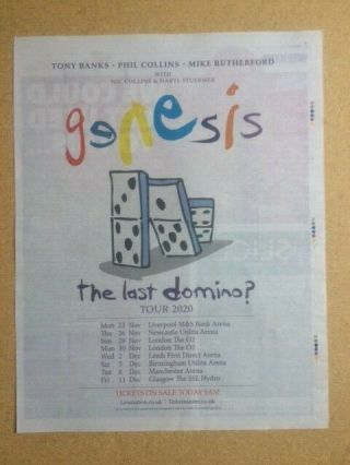 Genesis Newspaper Promotional Advert / Poster 2020