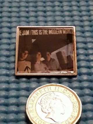 Vintage 1970s/80s The Jam Badge 30 Mm This Is The Modern World Weller Pin Back