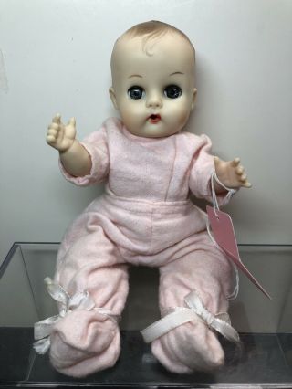 8” Vintage Vogue Ginny Ginnette Baby Doll Adorable Pajamas Diaper Me