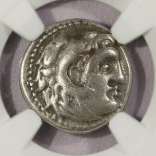 336 - 323 Bc Kingdom Of Macedon Ar Drachm Alexander Iii Ngc B - 3