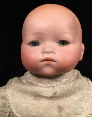 12” Antique German Dream Baby Doll Vtg Armand Marseille Bisque Head Cryer Bye Lo