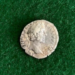 138 - 161 Ad Roman Empire Denarius Ancient Coin - - Antoninus Pius - - Silver
