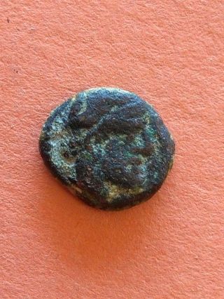 Phoenicia Arados 348 - 338 BC King Baál Arwad - Galley&Phoenician letters 1,  2g - 12mm 2