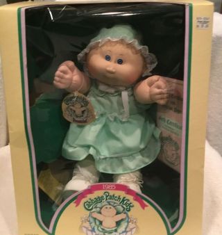 Vintage 1985 Cabbage Patch Kids Doll Preemie Paula Danica In The Box