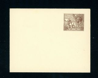 1925 Wembley Exhibition 1 1/2d Postal Stationery Envelope Fine (f366)