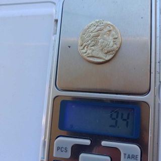 UNRESEARCHED ANCIENT Greek Silver Tetradrachm Coin 9,  4G 3