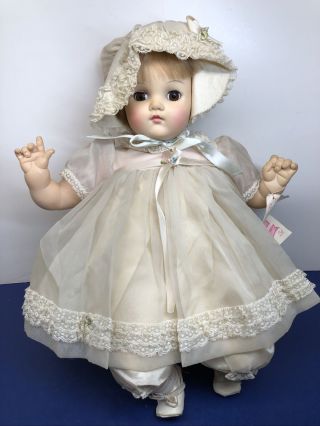 19” Vintage Madame Alexander “mommies Pet” Baby Doll 1960’s W/ Tag Bd