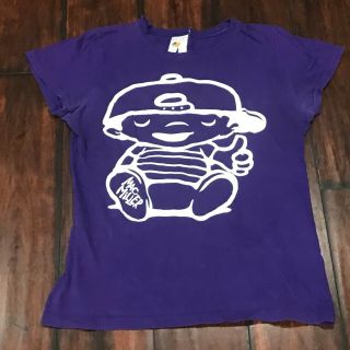 Retro Mac Miller Thumbs Up T Shirt Womens M Purple Top Bay Island Sportswear