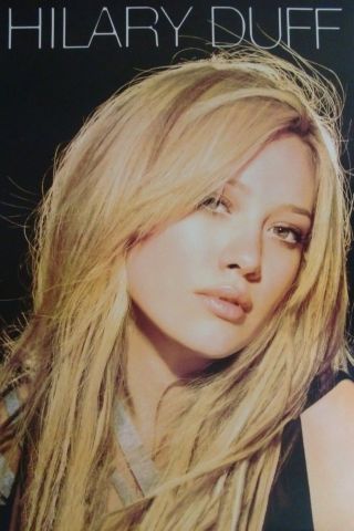 Hilary Duff " Tilted Head,  Golden Hair,  Sexy & Sultry " Asian Poster