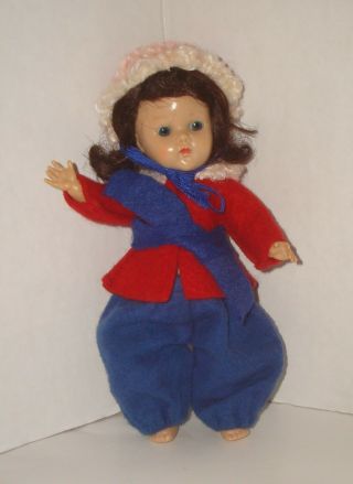 Vtg 1952 Ginny Vogue Doll Ski Of Sport Series Outfit Fit Mdm Alexander/muffie/8 "