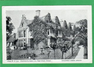 Stratford Abbey College ? Stroud Pc 1905 Charfield Duplex Postmark Ad66