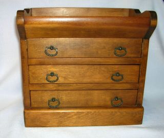 American Doll Size Dry Sink Dresser Handcrafted Solid Wood Wooden Furniture
