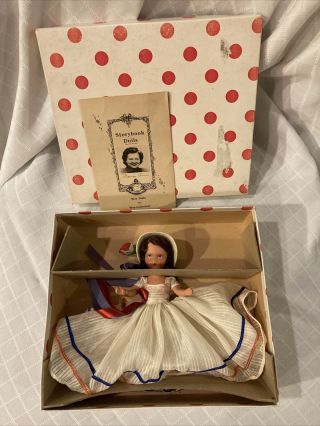 Nancy Ann Storybook Doll A Very Independent Lady For July 193 Fl W/box & Tag