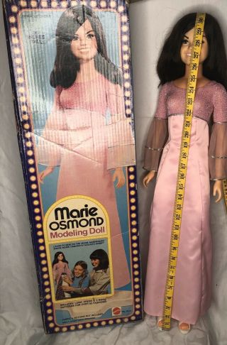 1976 Mattel Marie Osmond 30 Inch Modeling Doll No.  9826