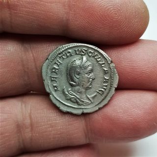 Ancient Herennia Etruscilla Wife Of Trajan Decius.  Ar Antoninianus,  249 - 251 Ad.