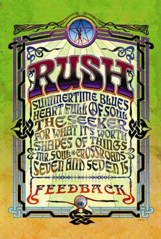 Rush Feedback Poster 24 X 36