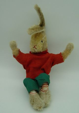 cute vintage Schuco bigo - bello Hegi Mohair Rabbit Bunny 2