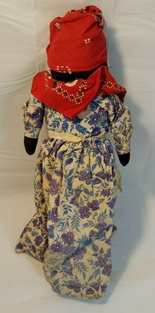 Antique Primitive African American Rag Cloth Doll 16 