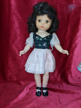 Vintage 1950s Ideal Betsy Mccall Doll With P - 90 Marked Body Dress,  Shoes,  Socks