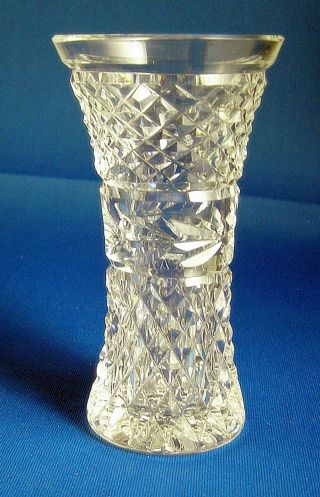 Waterford Crystal " Glandore " Bud Vase 4 1/2 " Exc.