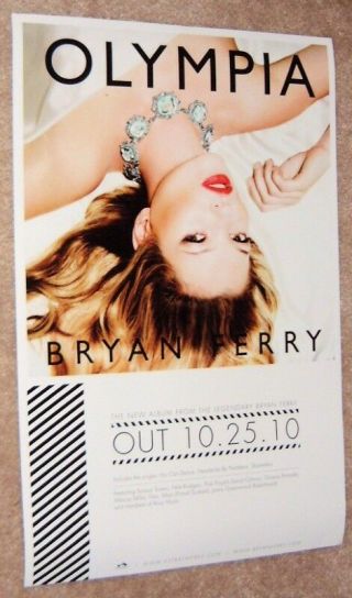 Bryan Ferry Poster - Olympia - Promo Poster - 11 X 17 Inches Bryan Ferry Poster