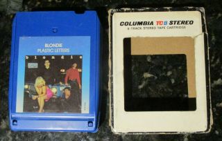 Blondie Rare 1978 Plastic Letters 8 - Track Cartridge Tape 8ch 1166 Ex,