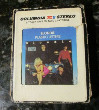 Blondie Rare 1978 PLASTIC LETTERS 8 - Track Cartridge Tape 8CH 1166 EX, 3