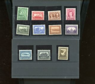 Newfoundland 1928 - 29 Publicity Issue 11 Stamps Mnh Bk104