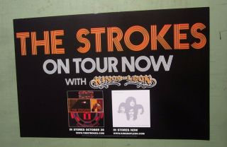 The Strokes / Kings Of Leon " On Tour Now " 2003 Promo Poster