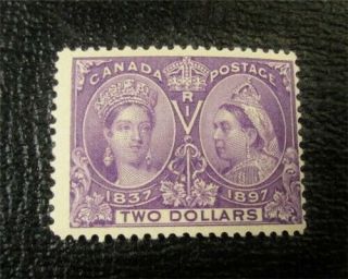 Nystamps Canada Stamp 62 Og H $1400 F5x1900