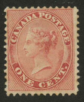 Canada 1859 Qv 1c Rose 14