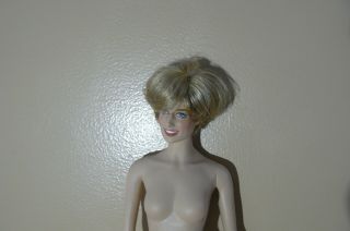 Franklin Diana Princess Of Wales Vinyl Nude Doll No Imperfections