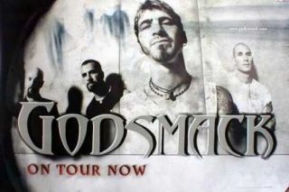Godsmack 2001 Sully Big On Tour Now Promotional Poster Flawless Old Stock