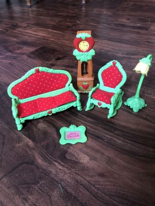 Vintage Strawberry Shortcake Berry Happy Home Living Room Furniture Couch Chair