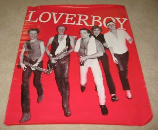 Loverboy,  Vintage,  Rare,  1980s In - Store Music Promo Poster