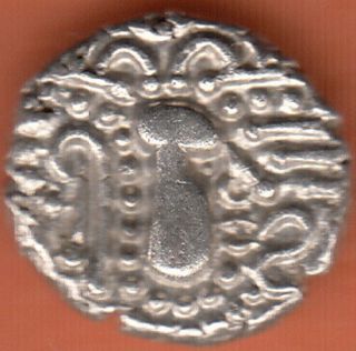 India 1500 Years Old Extremely Rare Silver Sassanian King Portrait Coin 301