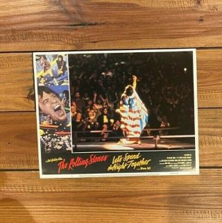 The Rolling Stones Lobby Card 1983 Movie " Let 