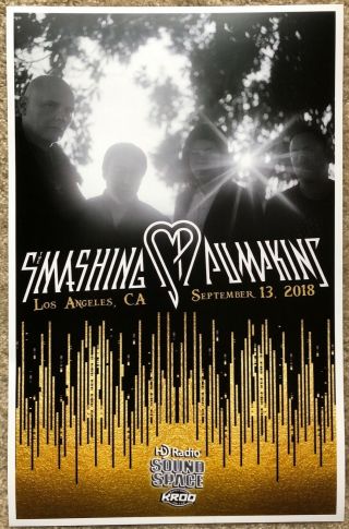 The Smashing Pumpkins Sound Space Concert Poster Rare Swag Billy Corgan