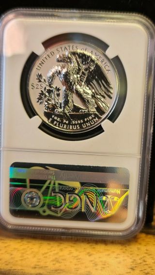 2019 W Palladium Eagle $25 High Relief NGC Reverse Proof PF70 Early Releases 3