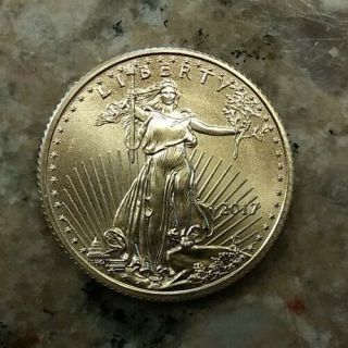 2017 American Gold Eagle 1/4 Oz Uncirculated