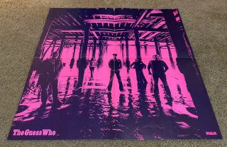 The Guess Who Poster From Greatest Hits Lp 70s Classic Rock Vintage